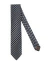 Canali Man Ties & Bow Ties Midnight Blue Size - Silk In Black