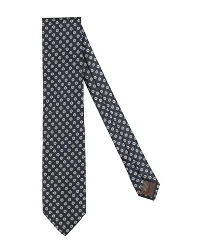 Canali Man Ties & Bow Ties Midnight Blue Size - Silk