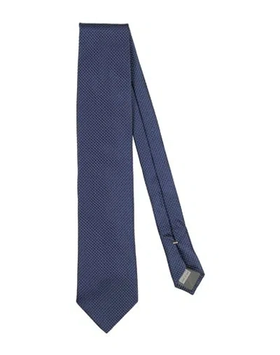 Canali Man Ties & Bow Ties Navy Size - Silk