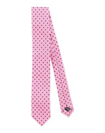 Canali Man Ties & Bow Ties Pink Size - Silk