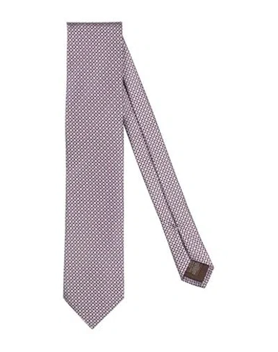 Canali Man Ties & Bow Ties Pink Size - Silk