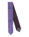 Canali Man Ties & Bow Ties Purple Size - Silk