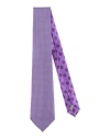 Canali Man Ties & Bow Ties Purple Size - Silk