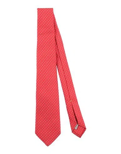 Canali Man Ties & Bow Ties Red Size - Silk