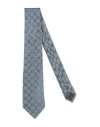 Canali Man Ties & Bow Ties Sky Blue Size - Silk In Blue