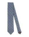 Canali Man Ties & Bow Ties Slate Blue Size - Silk In Blue