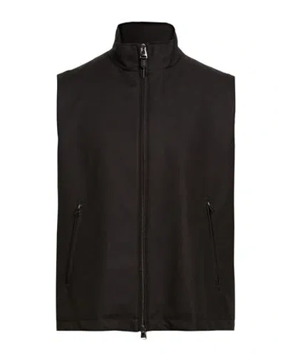 Canali Man Vest Black Size 36 Polyester