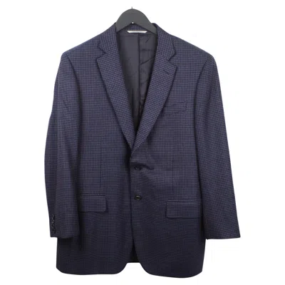 Pre-owned Canali Men Blazer Jacket Size It52/large, S2030 In Black