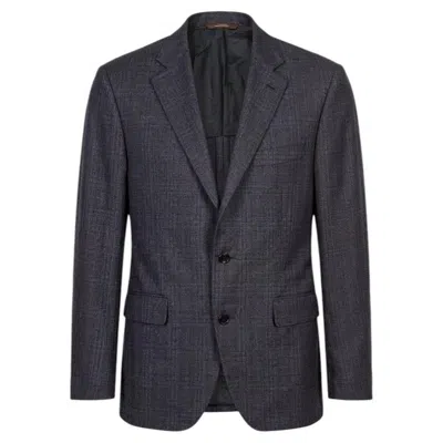 Pre-owned Canali Men's Blazer L In Black
