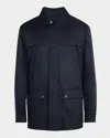 Canali Men's Brera Four-pocket Field Jacket In Navy