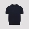Canali Cotton T-shirt In Black