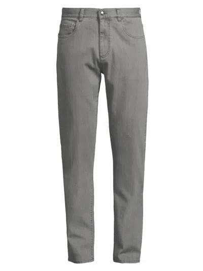 Canali Men's Comfort Slim-straight Jeans In Gray