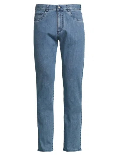 Canali Men's Comfort Slim-straight Jeans In Blue