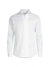 Canali Men's Cotton Shirt In White