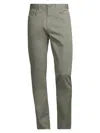 Canali Men's Cotton Sport Slim-fit Pants In Green