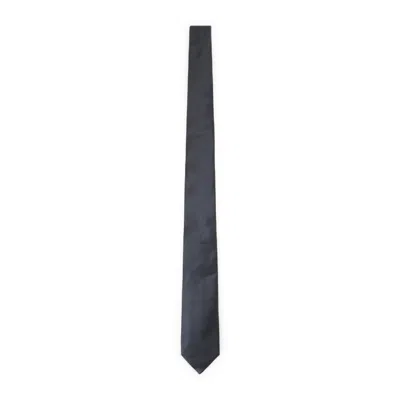 Canali Men Dark Blue Solid Tie In Black