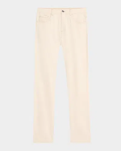 Canali Men's Denim Five-pocket Pants In Natural