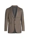 Canali Men's Double Blazer Jacket In Multi