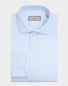 Canali Men's Fine Stripe Cotton Dress Shirt In Multi