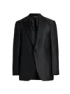 Canali Men's Arrow-pattern Dinner Jacket In Black