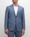 CANALI MEN'S HEATHERED WOOL SUIT