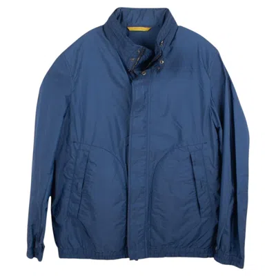Pre-owned Canali Men Jacket Rain Jacket Size 50/m, S2137 In Purple