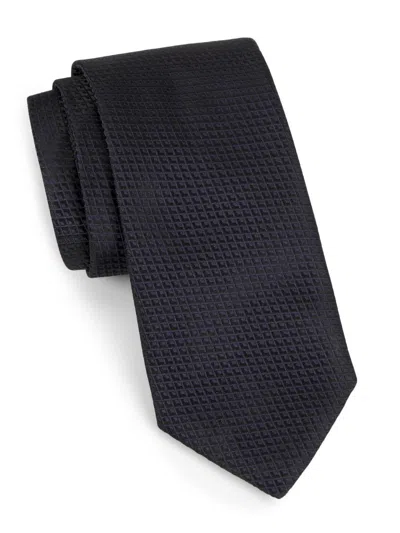Canali Men's Jacquard Silk Tie In Blue