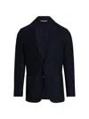 Canali Men's Jersey Wool Regular-fit Jacket In Blue