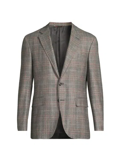 Canali Men's Kei Regular-fit Wool Sport Coat In Gray