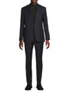 Canali Men's Solid Wool Modern-fit Suit In Blue
