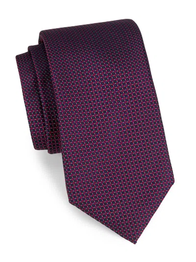 Canali Men's Neat Silk Tie In Multi