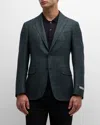 CANALI MEN'S PRINCE OF WALES SPORT COAT