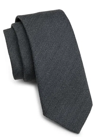 Canali Men's Silk Textured Tie In Gray