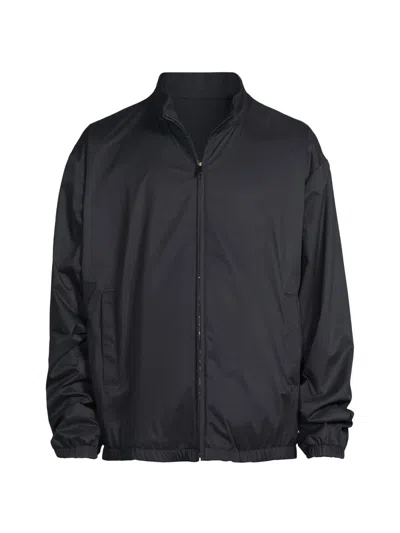 Canali Men's Silk Touch Reversible Jacket In Blue