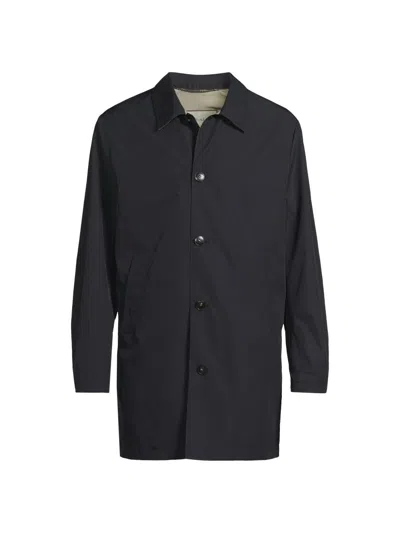 Canali Men's Silk Touch Shirt Jacket In Blue