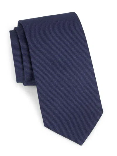 Canali Men's Silk Woven Tie In Blue
