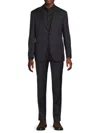 Canali Men's Solid Wool Modern-fit Suit In Blue