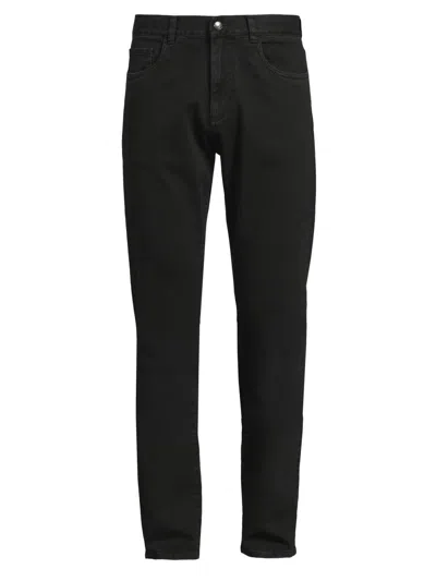 Canali Men's Stretch Modern-fit Slim Jeans In Black