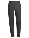 Canali Men's Stretch Wool-blend Trousers In Dark Grey