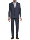 Canali Men's Striped Wool Modern-fit Suit In Blue