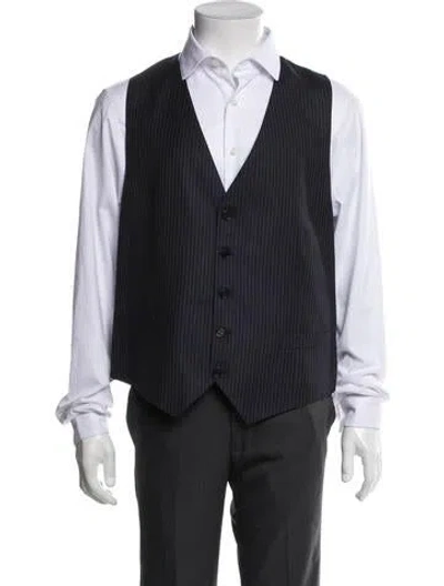 Pre-owned Canali Men's Suit Vest In Blue