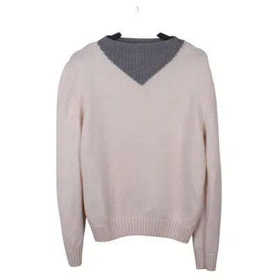Pre-owned Canali Men Sweater Heavy Knit Size It48-m, S1697 In Gray