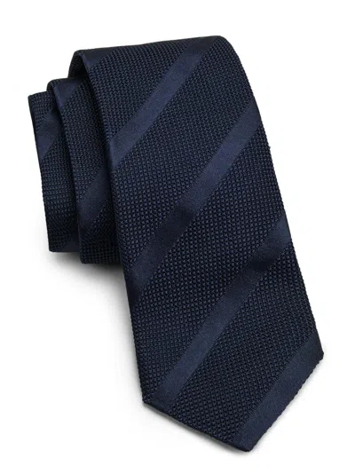 Canali Men's Tonal Striped Silk Tie In Blue