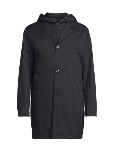 Canali Men's Touch 3-in-1 Hooded Jacket In Dark Blue