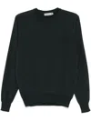 Canali Merino Sweater In Blue