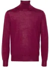 Canali Merino Wool Sweater In Pink