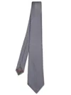 Canali Micro Geometric Beige/blue Tie In Blue