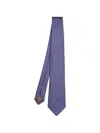 Canali Micro-pattern Tie In Blue