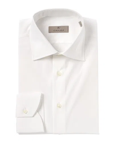 Canali Modern Fit Dress Shirt In White