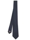 Canali Patterned-jacquard Tie In Blue